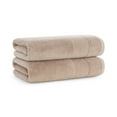 thumbnail image 1 of Aston & Arden Turkish Cotton Bath Towels (2-Pack), Thick 600 GSM, 30x60 in., Ultra Soft and Plush, Solid Brown, 1 of 9