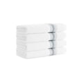 thumbnail image 1 of Aston & Arden Turkish Cotton Hand Towels (4-Pack, Thick 600 GSM, 18x32 in., Ultra Soft and Plush, White with Steel Grey Ombre Striped Border, 1 of 8