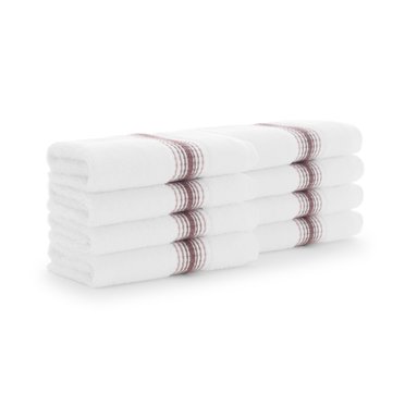 Aston & Arden Turkish Washcloths 8-Pack 13x13 600 GSM - Soft Plush Multicolor