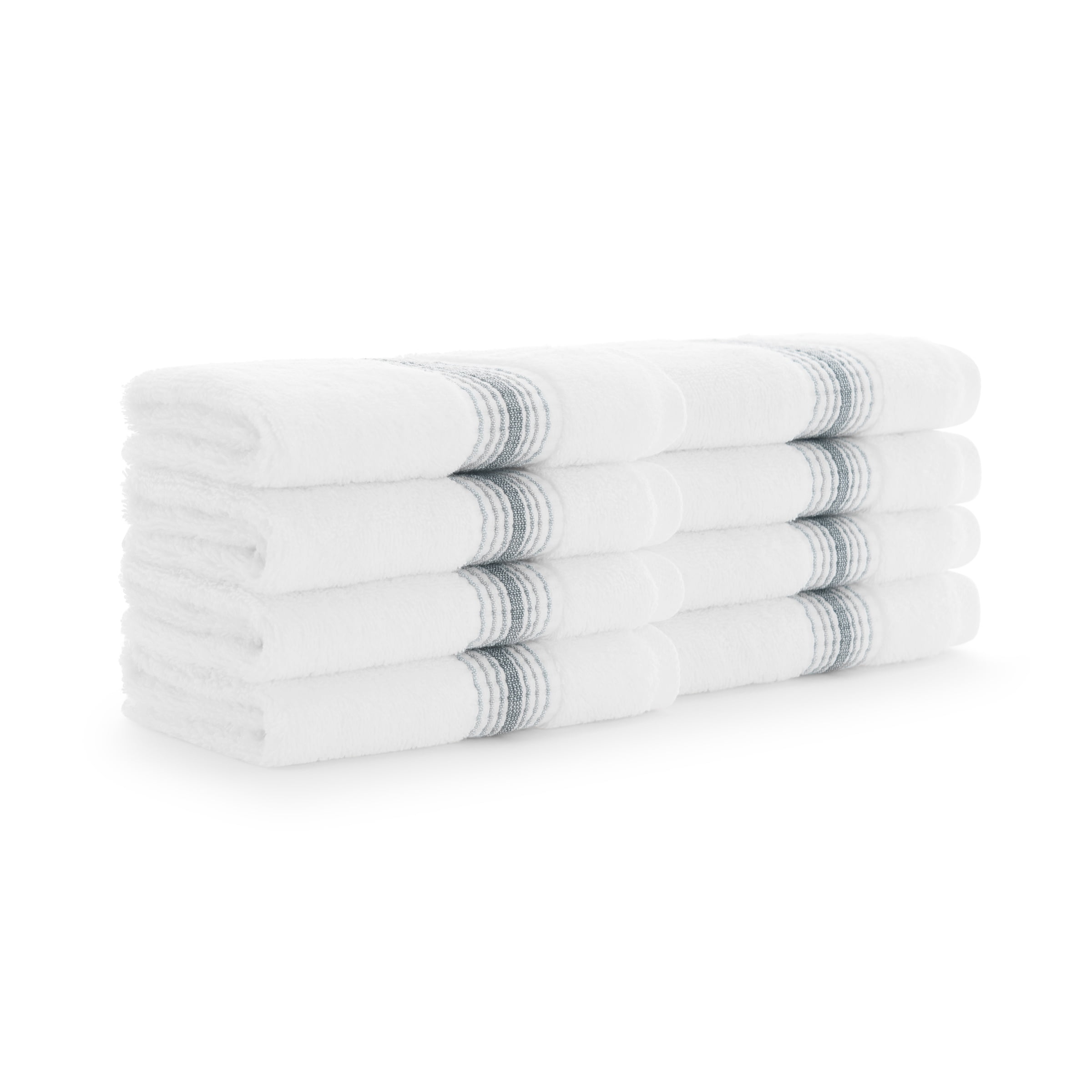 Aston & Arden White Turkish Luxury Hand Towels for Bathroom (600