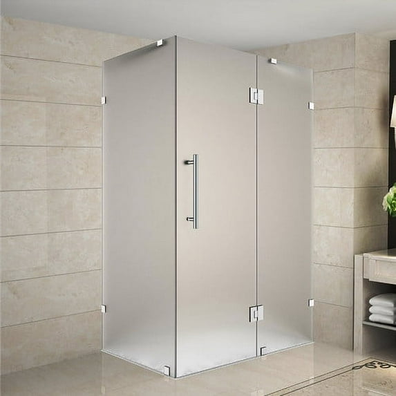 Aston Avalux 32'' x 72'' Hinged Frameless Shower Door