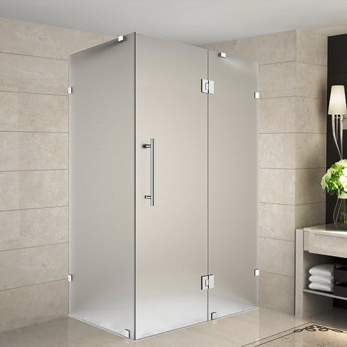 Aston Sen987f-3330-10 Avalux 33" Wide X 30" Deep X 72" High Frameless Hinged Shower