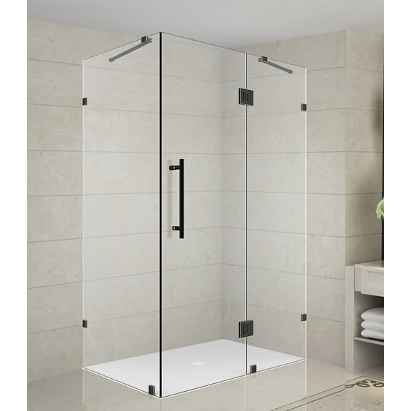Aston Sen987-3534-10 72" High X 35" Wide X 34" Deep Hinged Frameless Shower Enclosure -