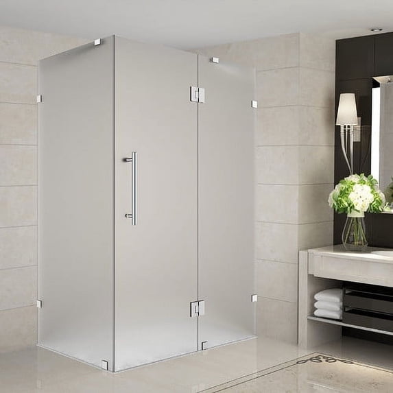 Aston Sen987f-3632-10 Avalux 36" Wide X 32" Deep X 72" High Frameless Hinged Shower