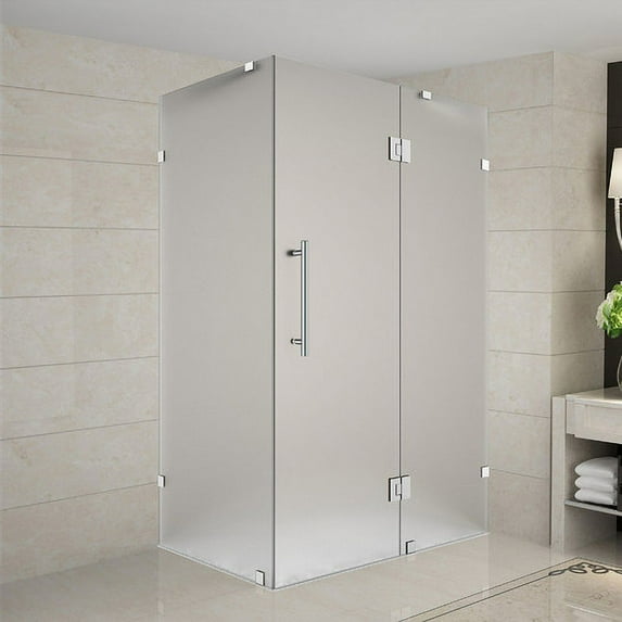 Aston Avalux 36'' x 72'' Hinged Frameless Shower Door