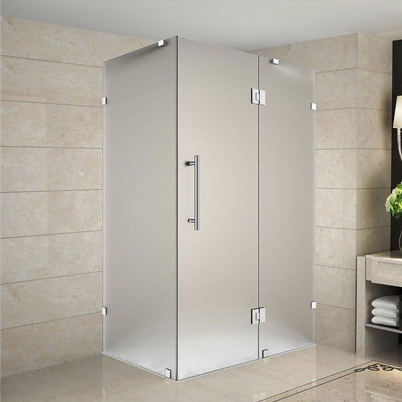 Aston Avalux 36'' x 72'' Hinged Frameless Shower Door