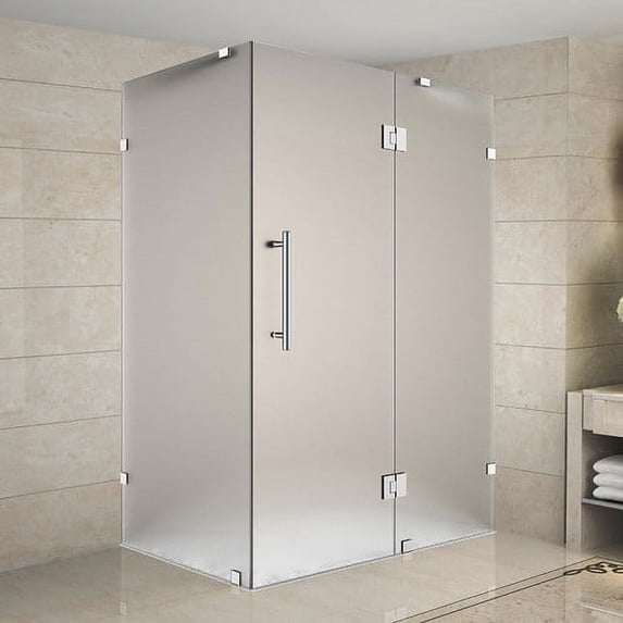 Aston Avalux 38'' x 72'' Hinged Frameless Shower Door