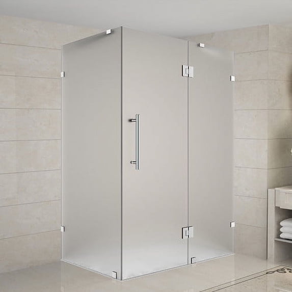 Aston Avalux 38'' x 72'' Hinged Frameless Shower Door