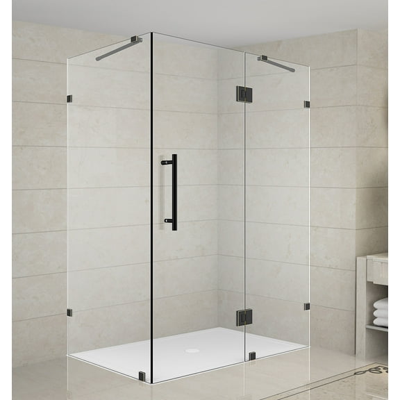 Aston Sen987-4232-10 72" High X 42" Wide X 32" Deep Hinged Frameless Shower Enclosure -