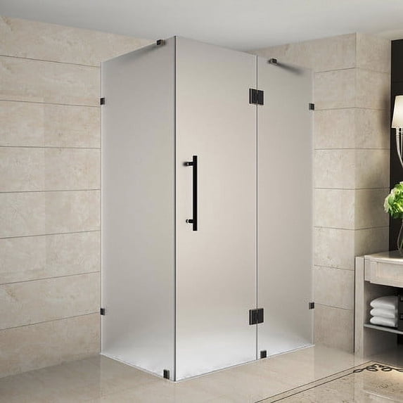 Aston Avalux 42'' x 72'' Hinged Frameless Shower Door