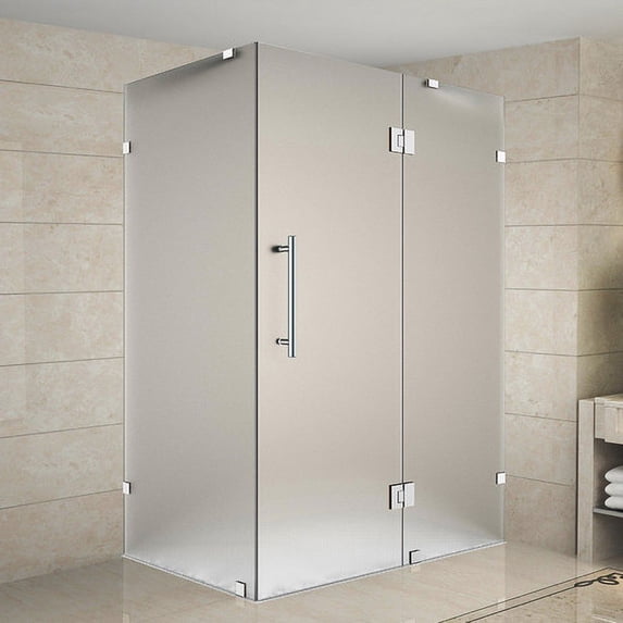 Aston Sen987f-3338-10 Avalux 33" Wide X 38" Deep X 72" High Frameless Hinged Shower