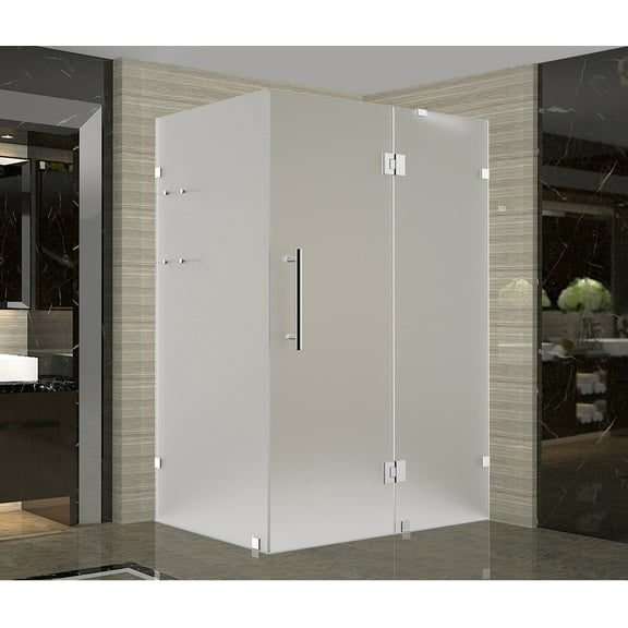 Aston Sen992f-4838-10 72" High X 48" Wide X 38" Deep Hinged Frameless Shower Enclosure -