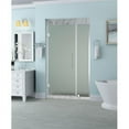 thumbnail image 1 of Aston SDR965F-CH-5822-10 Belmore 57.25 to 58.25 x 72 in. Frameless Hinged Shower Door with Frosted Glass - Chrome, 1 of 7