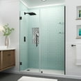 thumbnail image 1 of Aston SDR960EZ-MB-6426-10 Belmore Gs 72" High X 64" Wide Hinged Frameless Shower Door -, 1 of 7