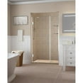 thumbnail image 1 of Aston SDR960EZ-CH-5230-10 Belmore GS 51.25 to 52.25 x 72 in. Frameless Hinged Shower Door with Glass Shelves - Chrome, 1 of 7