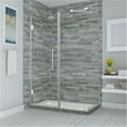 thumbnail image 1 of Aston SEN967EZ-CH-612930-10 72 x 61 x 30.38 in. Bromley Frameless Corner Hinged Shower Enclosure, Chrome, 1 of 7