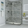 thumbnail image 1 of Aston Sen967ez-562438-10 Bromley 72" High X 56" Wide X 38" Deep Hinged Frameless Shower, 1 of 7