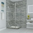thumbnail image 1 of Aston SEN967EZ-SS-652936-10 Bromley 72" High X 65" Wide X 36" Deep Hinged Frameless Shower, 1 of 7