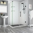 thumbnail image 1 of Aston SEN962EZ-ORB-673330-10 72 x 67 x 30.38 in. Bromley GS Frameless Corner Hinged Shower Enclosure with Glass Shelves, Oil Rubbed Bronze, 1 of 7