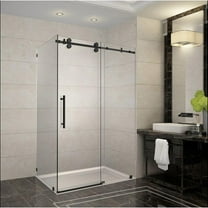 Aston Sen979-48-10 Langham 44-48" Wide X 35" Deep X 75" High Sliding Frameless Shower
