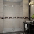 thumbnail image 1 of Aston SDR978-TR-SS-60-10-M Langham 60" X 77-1/2" Frameless Sliding Shower Door - Stainless, 1 of 4
