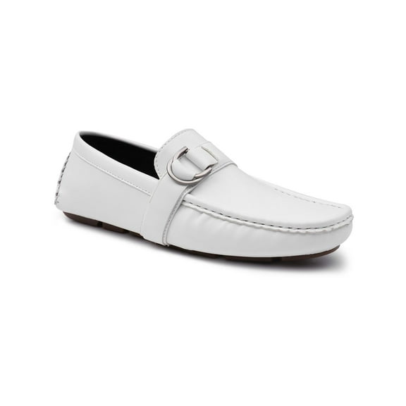 Aston Marc Mens Charter 02 Faux Leather Slip On Loafers