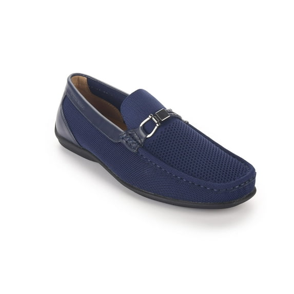 Aston Marc Men's Casual Loafer Shoes, Lightweight and Stylish Design for Office, Travel, and Leisure Activities - Navy, Size 11