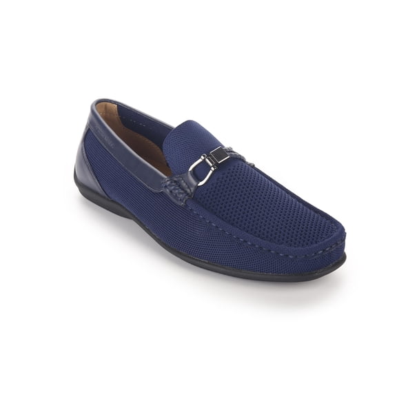 Aston Marc Men's Casual Loafer Shoes, Lightweight and Stylish Design for Office, Travel, and Leisure Activities - Navy, Size 8