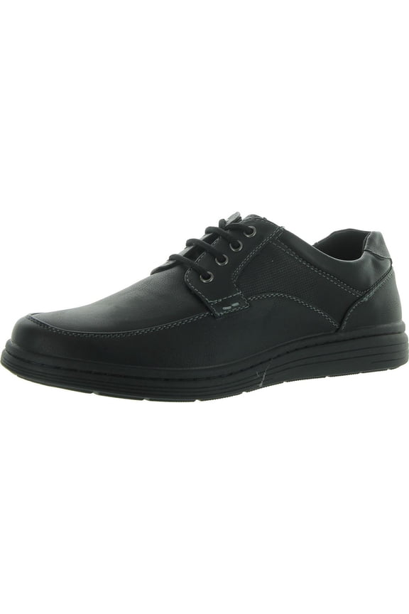 Mens Galt 01 Round Toe Faux Leather Oxfords