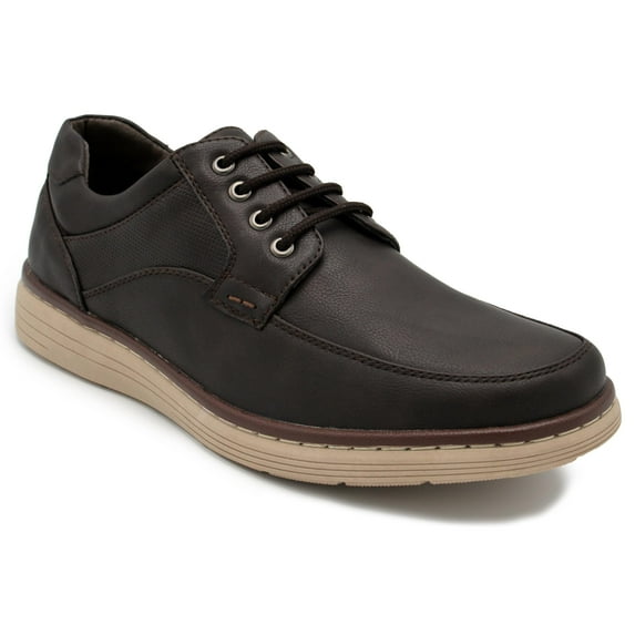 Aston Marc Men's Casual Shoes, Comfortable Lace-up Design, Ideal for Travel, Office & Leisure Activities - Brown, Size 10.5