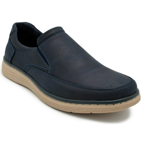 Aston Marc Men's Casual Shoes, Comfortable Slip-On Sneakers, Stylish and Breathable - Navy, Size 8