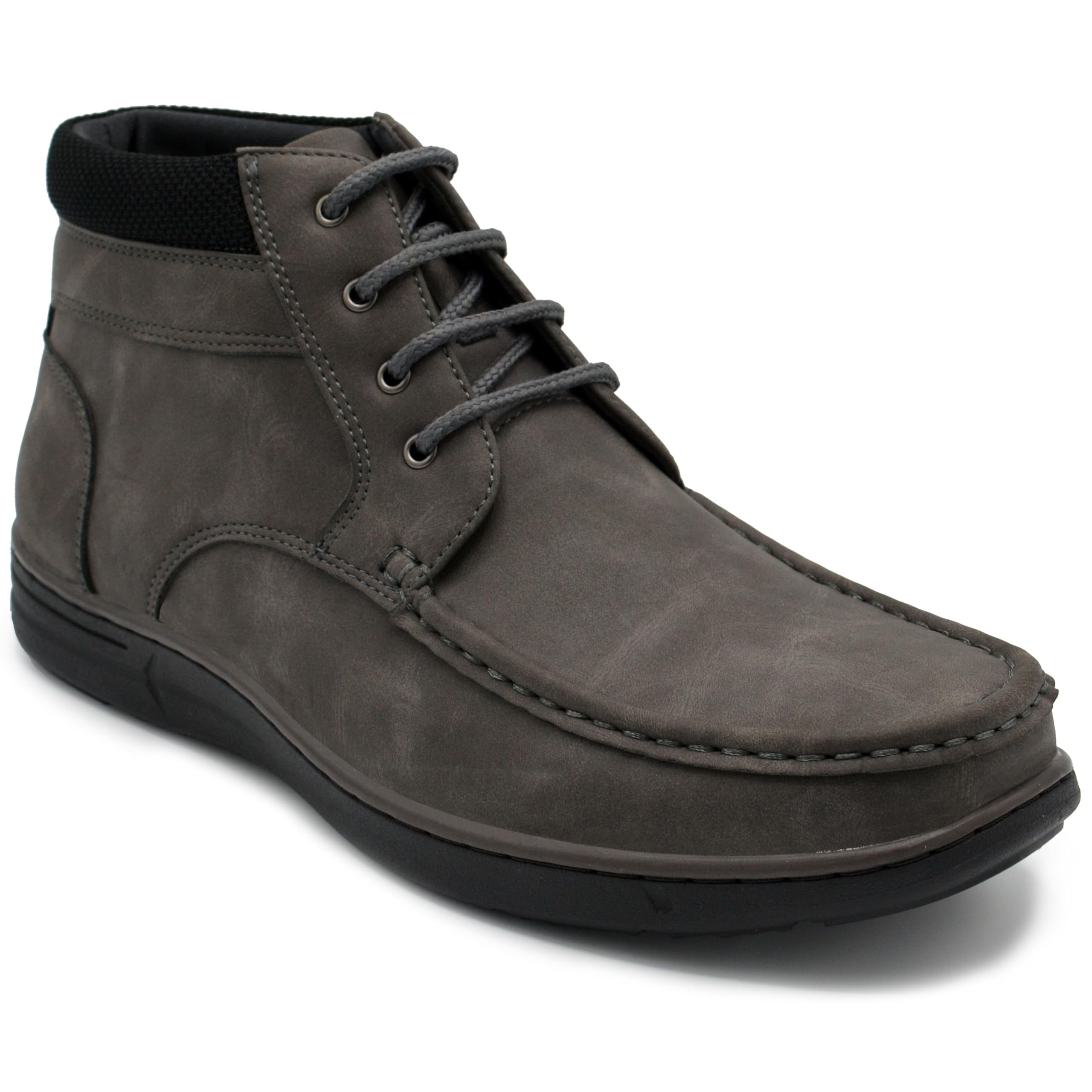 aston grey brown dress shoes Chukka Boot Grey Aston Marc Men's Chukka Boot, Genuine Leather Lace-Up Ankle Boots For Casual Wear Grey, Size Balenciaga Sweetheart-Neck Long-Sleeve Stretch Removable belt Color:AMPARO BLUE Go for classic sophistication