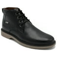 thumbnail image 1 of Aston Marc Men's Chukka Boots, Leather Lace-Up Ankle Boots for Casual & Formal Wear - Black , Size 13, 1 of 6