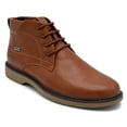 thumbnail image 1 of Aston Marc Men's Chukka Boots, Leather Lace-Up Ankle Boots for Casual & Formal Wear - Tan, Size 13, 1 of 6