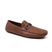 Aston Marc Men's Driving Loafer, Lightweight Breathable Design with Durable Rubber Sole - Tan, Size 9.5