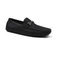 thumbnail image 1 of Aston Marc Men's Driving Loafers, Premium Leather Slip-On Shoes, Comfortable Casual Footwear for Driving & Daily Wear - Black, Size 8.5, 1 of 6