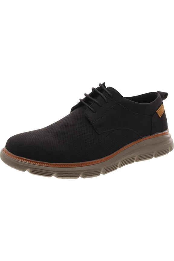 Mens Eglon 01 Faux Leather Lace-Up Oxfords
