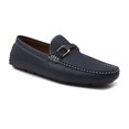 thumbnail image 1 of Aston Marc Men's Embossed Loafers Color: Navy Size: 10, 1 of 4