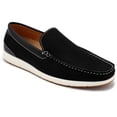 thumbnail image 1 of Aston Marc Men's Loafers, Comfortable Leather Footwear for Everyday Wear & Office, Stylish Slip-On Casual Shoes - Black, Size 13, 1 of 6