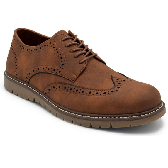 Aston Marc Men's Oxford Shoes, Genuine Leather Lace-Up Formal Shoe, Comfortable, Stylish, Available in Sizes 8-13