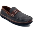 thumbnail image 1 of Aston Marc Men's Penny Loafer Shoes, Casual Slip-On Moccasins with Leather Detailing, Comfortable & Stylish, Sizes 8-13, 1 of 6