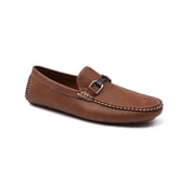 Aston Marc Mens Charter 01 Faux Leather Textured Loafers