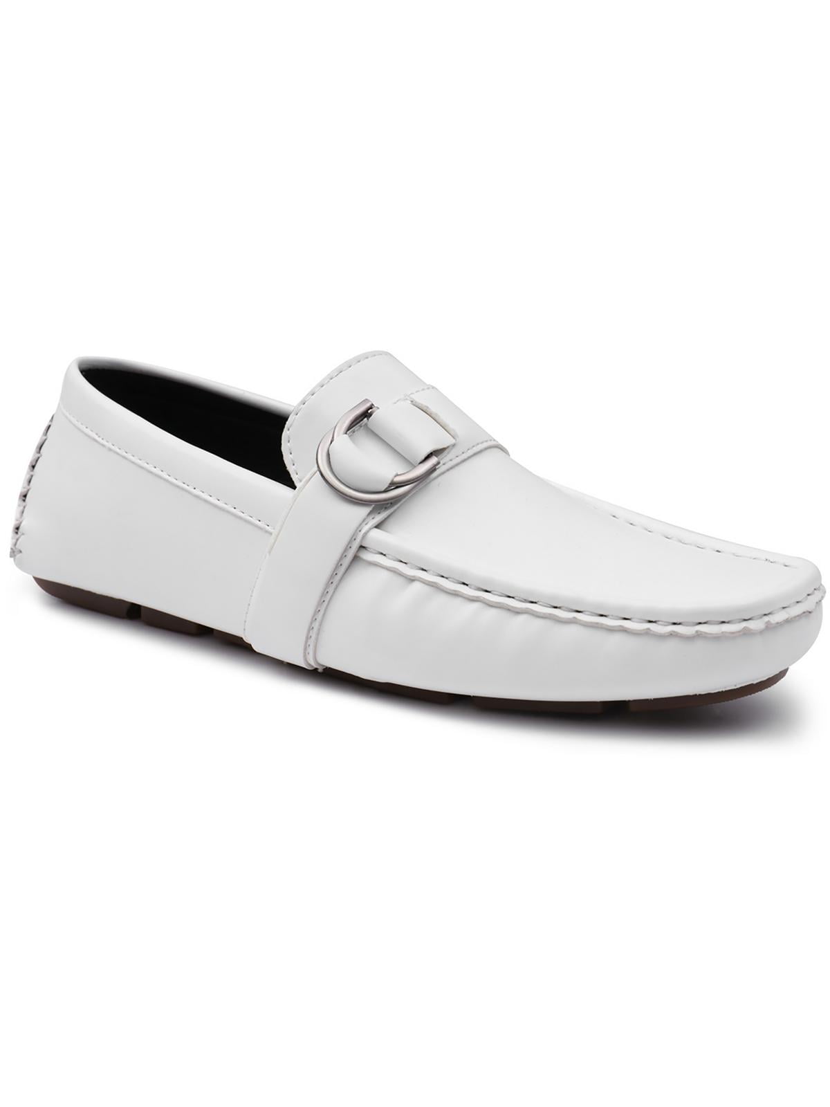Aston Marc Mens Charter 02 Faux Leather Slip On Loafers 
