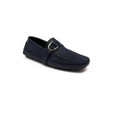 Aston Marc Mens Charter 02 Faux Leather Slip On Loafers