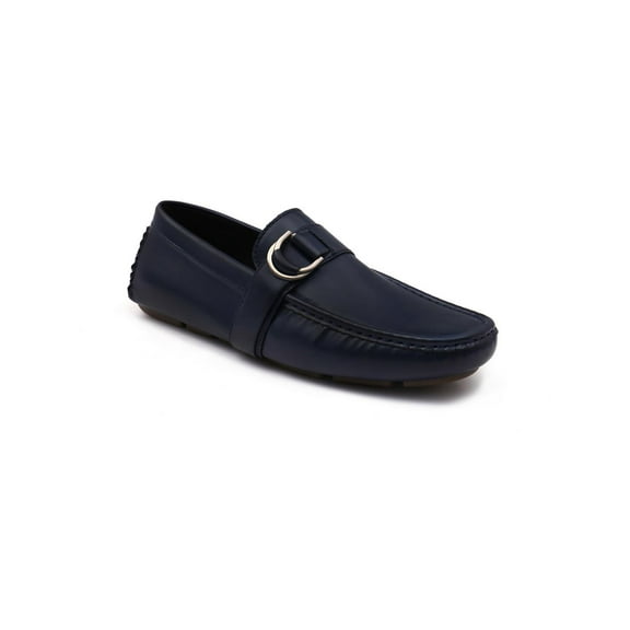 Aston Marc Mens Charter 02 Faux Leather Slip On Loafers