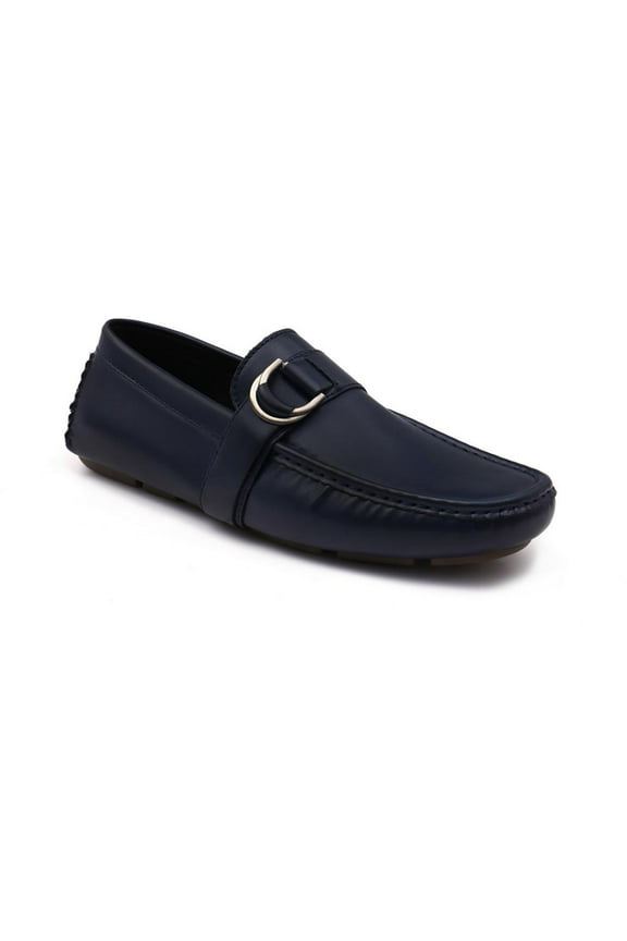 Mens Charter 02 Faux Leather Slip On Loafers
