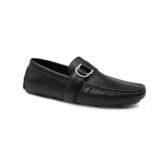 Aston Marc Mens Charter 02 Faux Leather Slip On Loafers