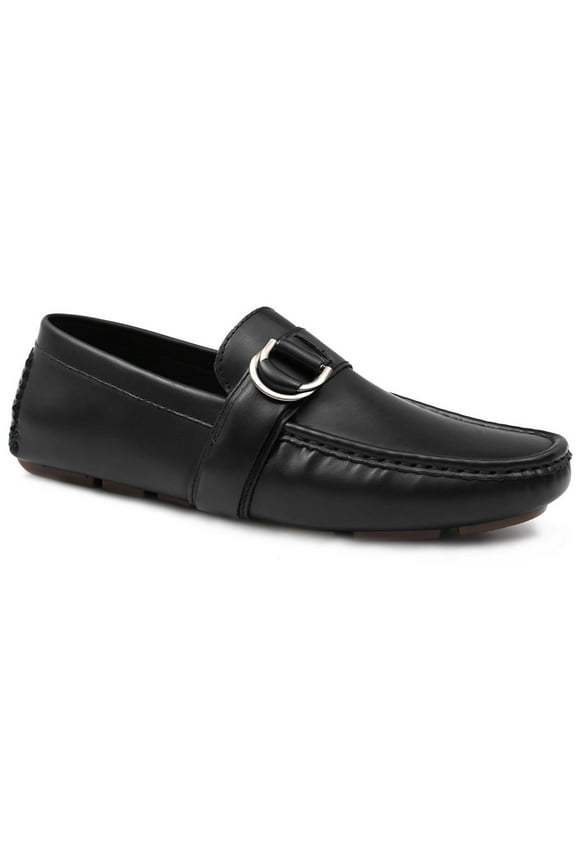 Mens Charter 02 Faux Leather Slip On Loafers