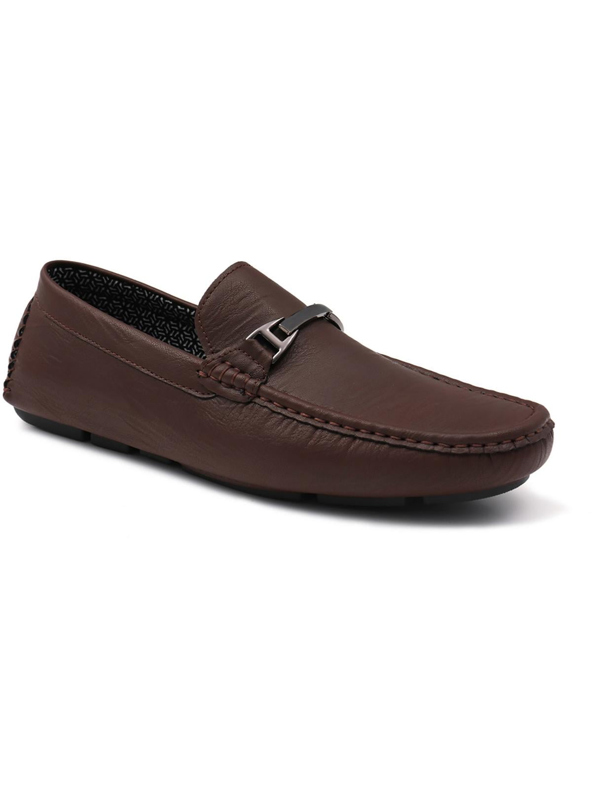 Aston Marc Mens Charter-03 Faux Leather Moccasin Loafers  display picture 3