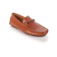 thumbnail image 1 of Aston Marc Mens Drive Faux Leather Square Toe Driving Moccasins, 1 of 3